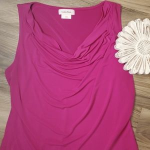 SALE  Women's Pink Calvin Klein Top Large